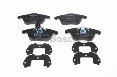 Bosch 0 986 494 372 Колодки тормозные дисковые | перед | - 3