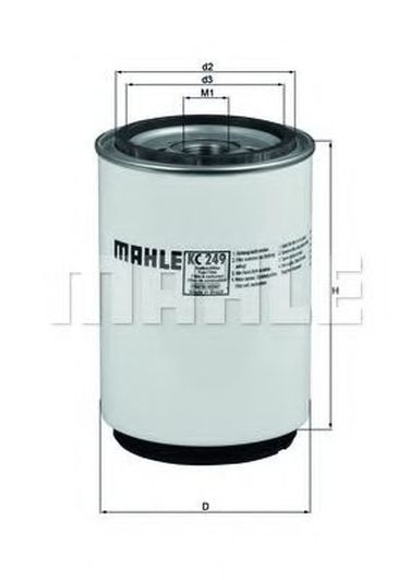 Knecht KC 249D Снят, замена KC 249d a Фильтр топливный - 1
