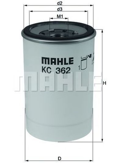 Knecht KC 362D Фильтр топливный HCV - 1
