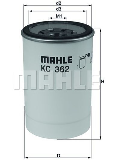 Knecht KC 362D Фильтр топливный HCV - 2