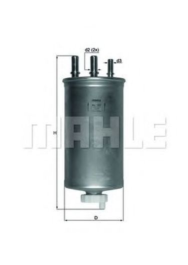Knecht KL 781 Фильтр топливный - 1