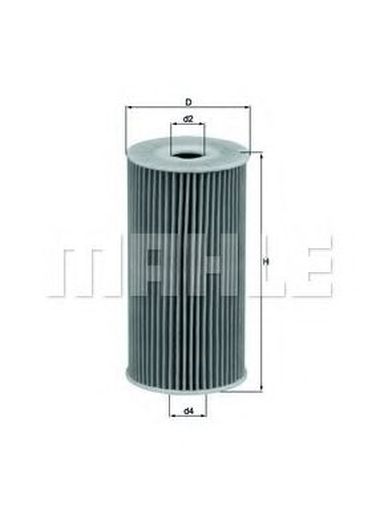 Knecht OX 365/1D Вставка фильтра масляного - 1