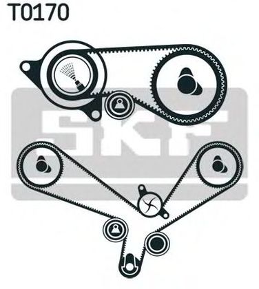 SKF VKMA 01952 Комплект ремня ГРМ - 1