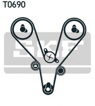 SKF VKMA 95657 Комплект ремня ГРМ - 1