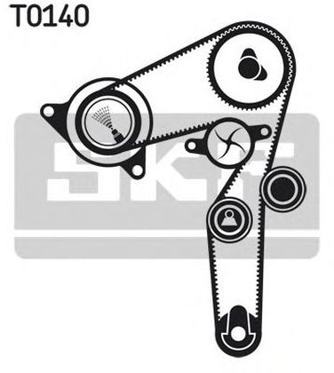 SKF VKMC 02192 Комплект ремня ГРМ + насос водяной  - 1