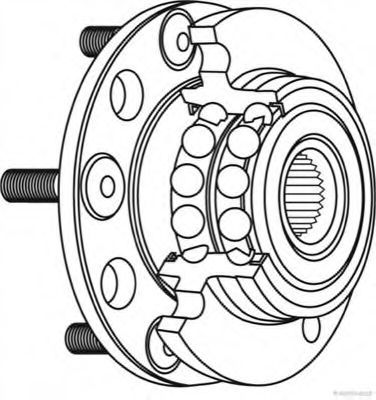 Jakoparts J4710527 Комплект подшипника ступицы колеса - 2