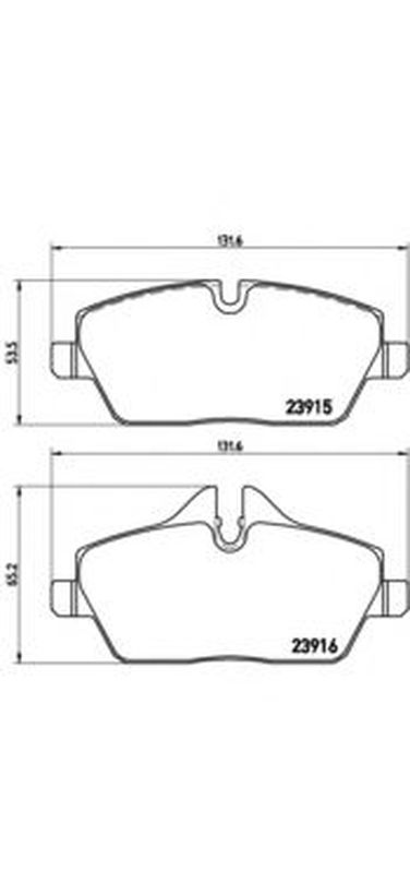 Brembo P 06 034 Колодки тормозные дисковые | перед | - 1
