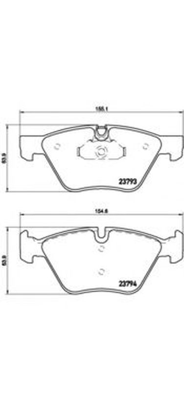 Brembo P 06 057 Колодки тормозные дисковые | перед | - 1