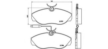 Brembo P 23 068 Колодки тормозные дисковые | перед | - 1