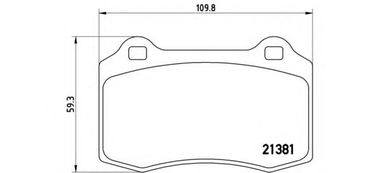 Brembo P 24 073 Колодки тормозные дисковые | перед | - 1