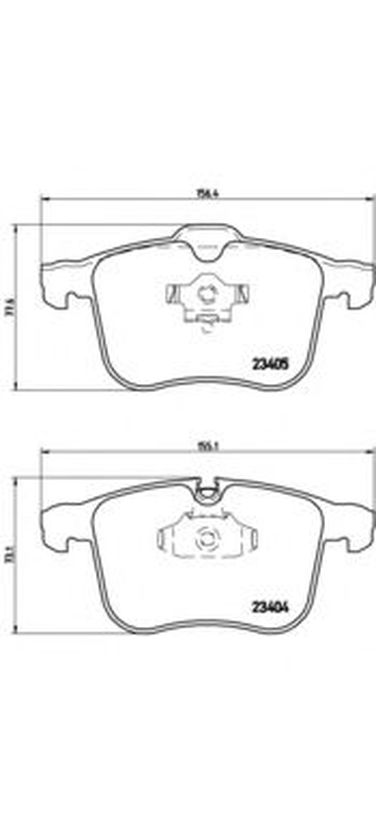 Brembo P 59 049 Колодки тормозные дисковые | перед | - 1