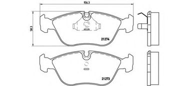 Brembo P 86 013 Колодки тормозные дисковые | перед | - 1