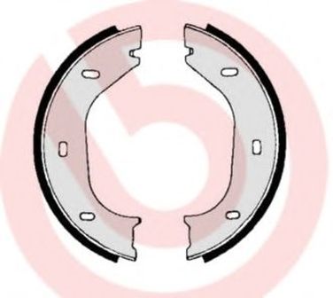 Brembo S 06 505 Колодки тормозные стояночные | зад | - 1