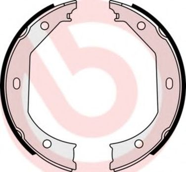 Brembo S 06 509 Колодки тормозные барабанные ручного тормоза  - 1
