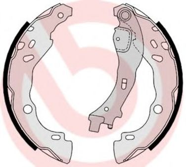 Brembo S 23 523 Колодки тормозные барабанные | перед | - 1