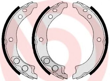 Brembo S 61 541 Колодки тормозные стояночного тормоза - 1