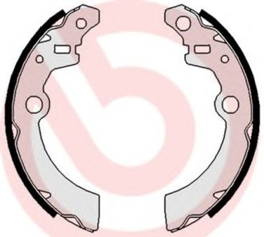 Brembo S 79 523 Колодки тормозные барабанные | зад | - 1