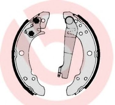 Brembo S 85 507 Колодки тормозные барабанные | зад | - 1