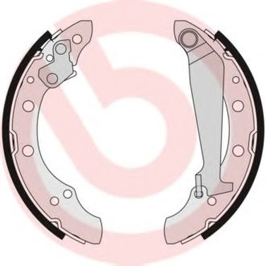 Brembo S 85 511 Колодки тормозные барабанные | зад | - 1