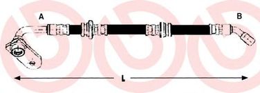 Brembo T 79 033 Шланг тормозной | перед лев | - 1