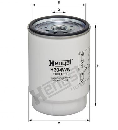 Hengst H304WK Фильтр топливный HCV - 2