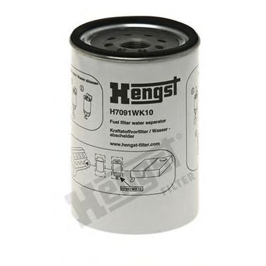 Hengst H7091WK10 Фильтр топливный - 1
