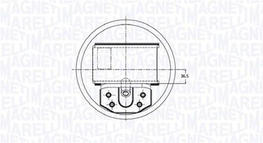 Magneti Marelli 030607020168 Пневмобаллон-, iveco - 1