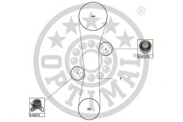 Optimal SK-1634 Комплект ремня ГРМ - 1