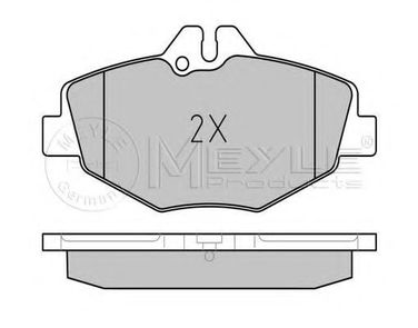 Meyle 025 237 4320 Колодки тормозные дисковые | перед | - 1