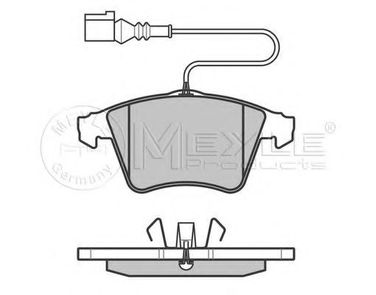Meyle 025 237 4919/W Колодки тормозные дисковые | перед | - 1
