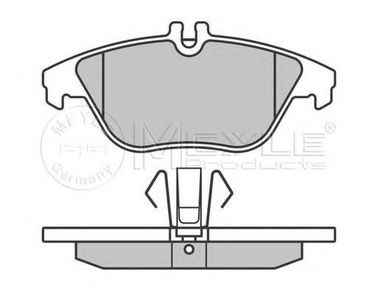 Meyle 025 242 5317 Колодки тормозные дисковые | зад | - 1