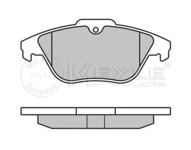 Meyle 025 242 5317 Колодки тормозные дисковые | зад | - 2