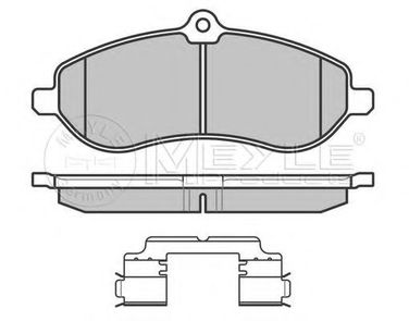 Meyle 025 245 9518/W Колодки тормозные дисковые | перед | - 1