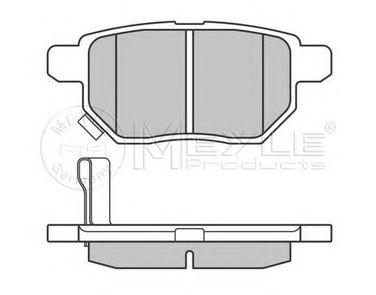 Meyle 025 246 1015/W Колодки тормозные дисковые | зад | - 2