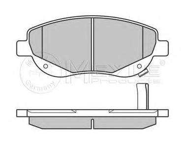 Meyle 025 249 4619/W Колодки тормозные дисковые | перед | - 3