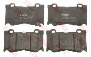 TRW GDB3505 Колодки тормозные дисковые | перед | - 2