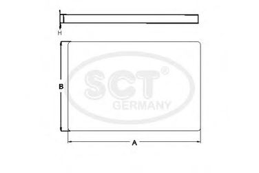 SCT Germany SA 1270 Фильтр салона стандарт - 1