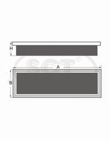SCT Germany SB 2219 Фильтр воздушный - 1