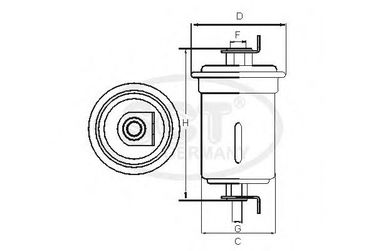 SCT Germany ST 6087 Фильтр топливный - 3