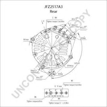 PRESTOLITE ELECTRIC JFZ2517A3 Генератор - 3