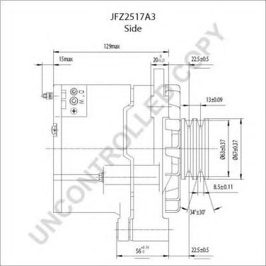 PRESTOLITE ELECTRIC JFZ2517A3 Генератор - 4
