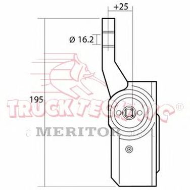 TRUCKTECHNIC TT70.02.660 Регулируемый вал, регулятор HCV - 3