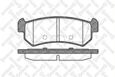 Stellox 1059 000-SX Колодки дисковые з. Daewoo Nubira 1.6i/ | зад | - 2