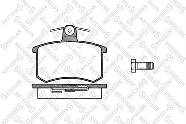 Stellox 146 020-SX Колодки дисковые з. Audi 80/90/100/a4/a6 | зад | - 2