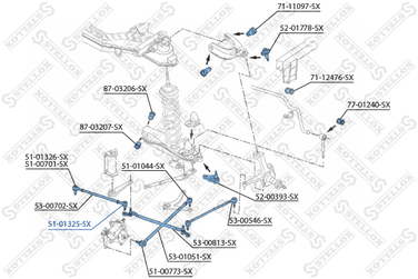 Stellox 51-01325-SX Наконечник поперечной рулевой тяги - 2