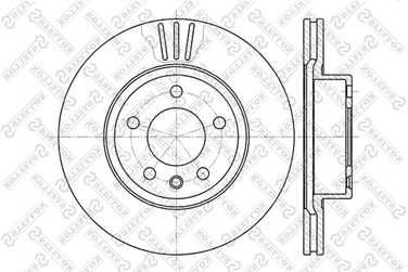 Stellox 6020-3620V-SX Диск торм. пер. Opel Omega 2.0 94> | перед | - 1
