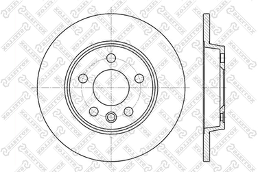 Stellox 6020-4767-SX Диск торм. зад. VW T4 2.8/1.9td 90> - 1