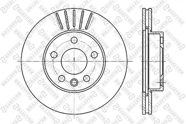 Stellox 6020-4768V-SX Диск торм. пер. VW T4 2.0 96> | перед | - 1