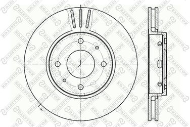 Stellox 6020-4839V-SX Диск торм. пер. Volvo s40/v40 1.6-1.9td | перед | - 1