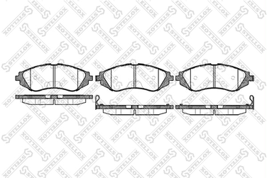 Stellox 656 002B-SX Колодки тормозные дисковые | перед | - 2